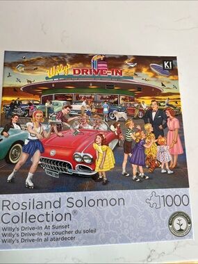 1000 Piece Puzzle Willy’s Drive-In at Sunset